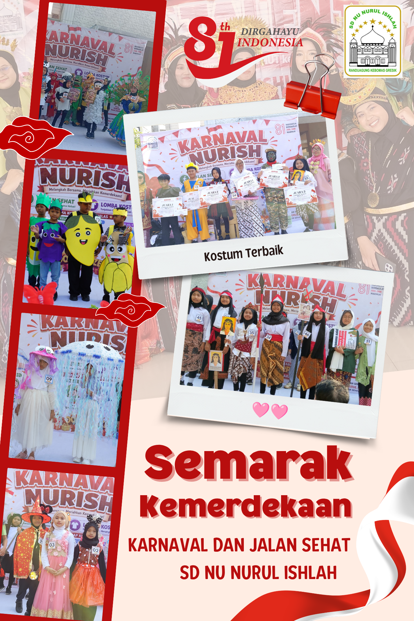 Anak-anak bermain basket